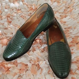 Men Genuine Snake Shoes
